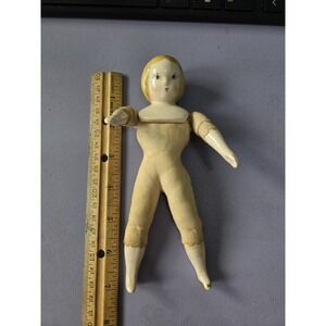 Antique‎ German All Bisque Doll Jointed 7"